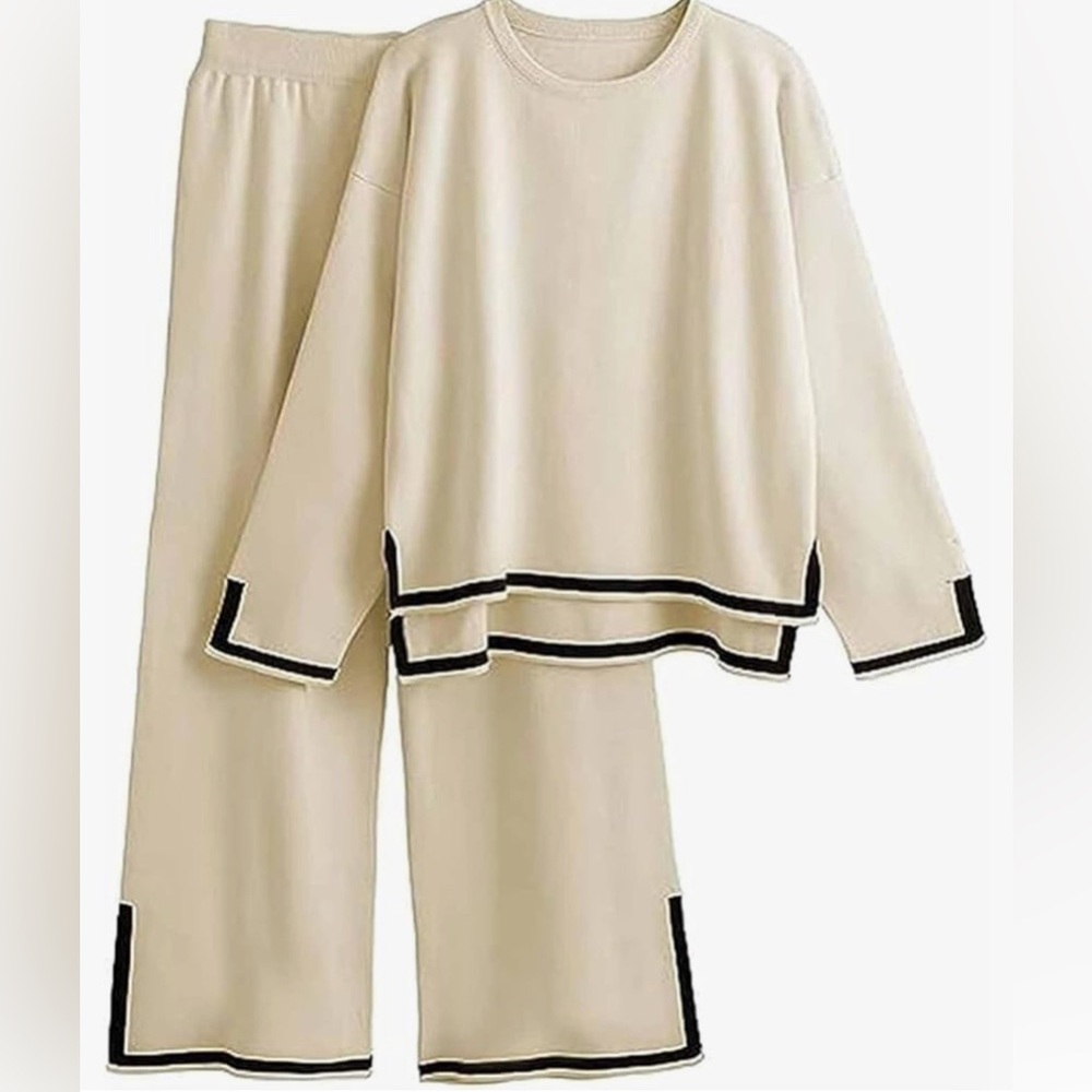 Classy Elastic Knit Lounge Set